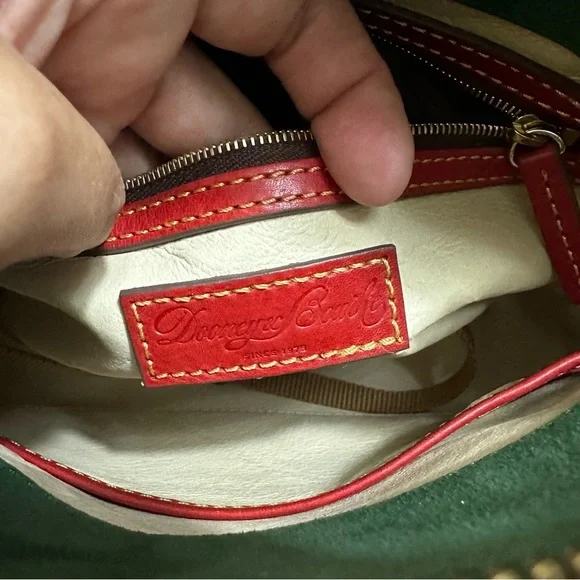 Dooney & Bourke Florentine Cameron Crossbody Red Leather - Picture 7 of 16